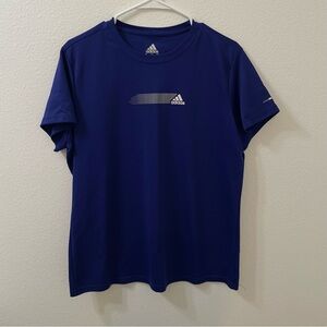 Adidas graphic t shirt blue xl